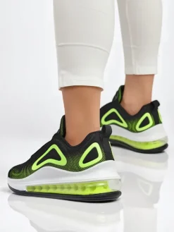 Sneakersy^Royalfashion Sportowe sneakersy damskie Active Blend zielony