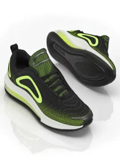 Sneakersy^Royalfashion Sportowe sneakersy damskie Active Blend zielony