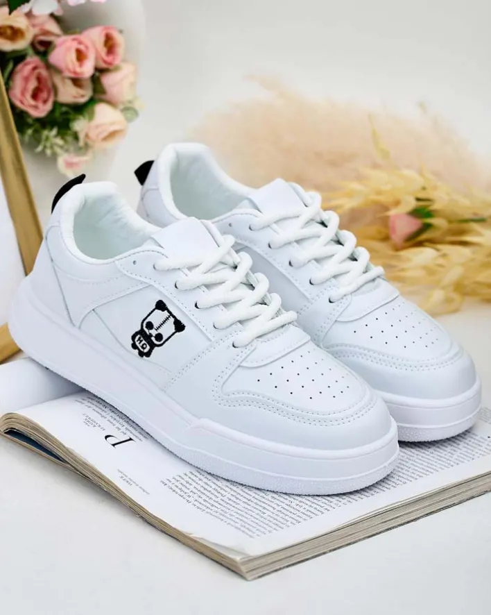 Bieganie, Ćwiczenia I Trening|Sneakersy^Royalfashion Sportowe sneakersy damskie Gonev biały