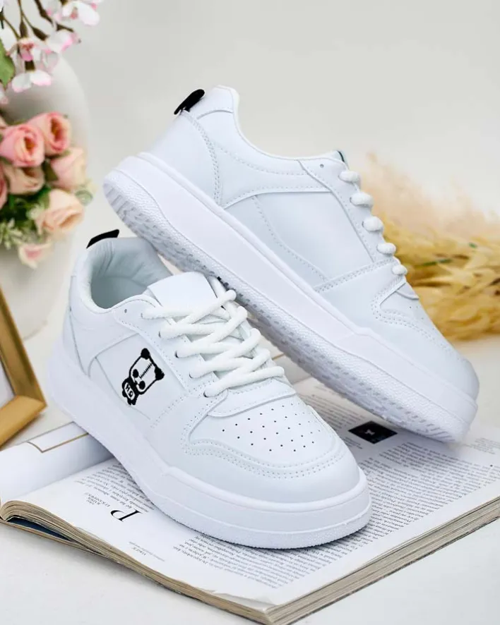 Bieganie, Ćwiczenia I Trening|Sneakersy^Royalfashion Sportowe sneakersy damskie Gonev biały