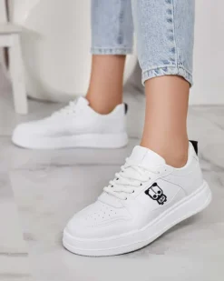 Bieganie, Ćwiczenia I Trening|Sneakersy^Royalfashion Sportowe sneakersy damskie Gonev biały