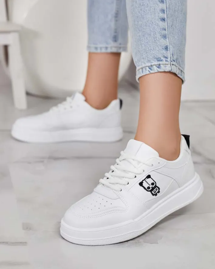 Bieganie, Ćwiczenia I Trening|Sneakersy^Royalfashion Sportowe sneakersy damskie Gonev biały