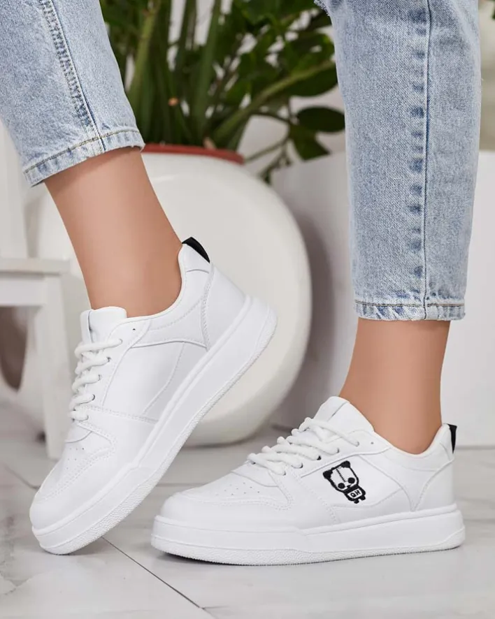 Bieganie, Ćwiczenia I Trening|Sneakersy^Royalfashion Sportowe sneakersy damskie Gonev biały