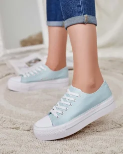 Trampki^Royalfashion Sportowe trampki damskie Tamissa zielony