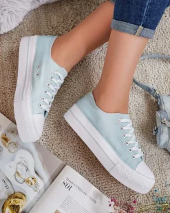 Trampki^Royalfashion Sportowe trampki damskie Tamissa zielony