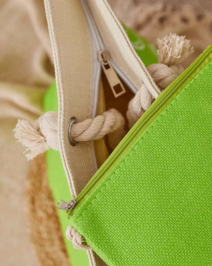 Torebki Shoppers^Royalfashion Tkaninowa torba w wakacyjny wzór na ramię zielony