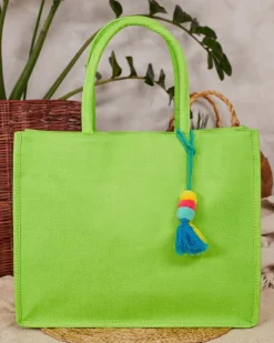 Torebki Shoppers^Royalfashion Tkaninowa torba damska na ramię zielony