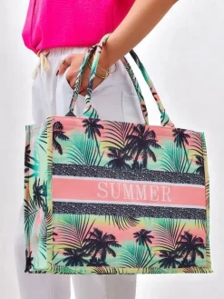 Materiałowe^Royalfashion Torebka materiałowa Colorful Summer Wielokolorowe