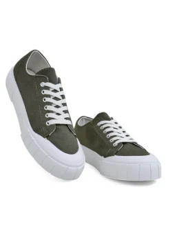 Trampki^Royalfashion Trampki damskie Timerse zielony