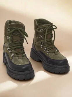 Trapery|Botki Bez Ocieplenia^Royalfashion Trapery damskie Savelly zielony