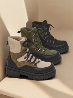 Trapery|Botki Bez Ocieplenia^Royalfashion Trapery damskie Savelly zielony