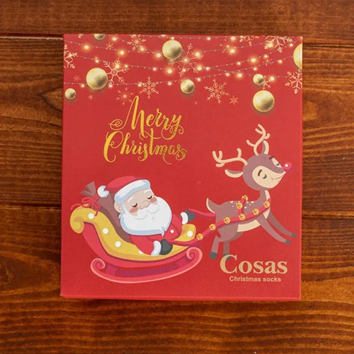 Skarpetki^Royalfashion Świąteczne dziecięce skarpetki 4/pak