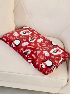 Koce^Royalfashion Świąteczny koc narzutka 160x200 Wielokolorowe