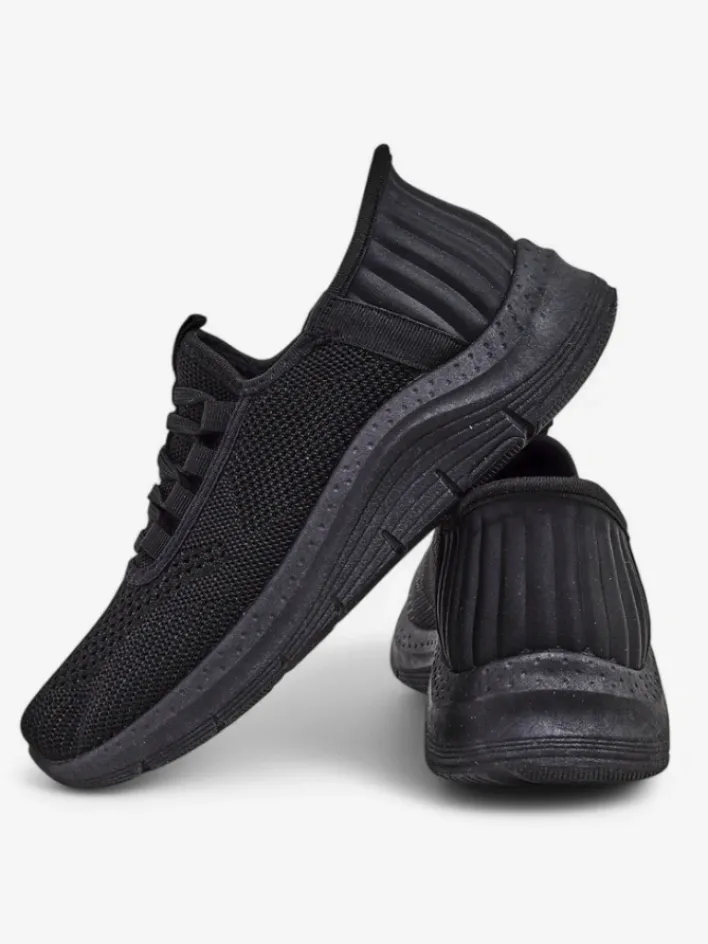 Ugc|Bieganie, Ćwiczenia I Trening^Royalfashion Wsuwane damskie materiałowe buty sportowe Arrate czarny