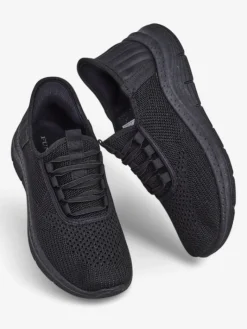 Ugc|Bieganie, Ćwiczenia I Trening^Royalfashion Wsuwane damskie materiałowe buty sportowe Arrate czarny