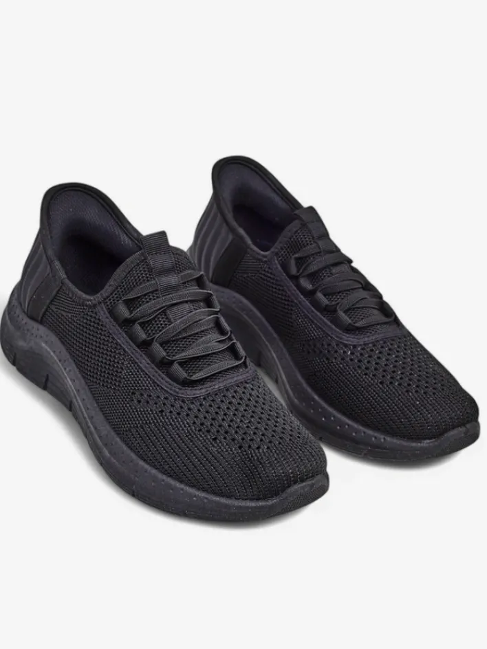 Ugc|Bieganie, Ćwiczenia I Trening^Royalfashion Wsuwane damskie materiałowe buty sportowe Arrate czarny