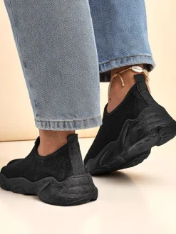 Sportowe|Bieganie, Ćwiczenia I Trening^Royalfashion Wsuwane damskie materiałowe buty sportowe Flex Move