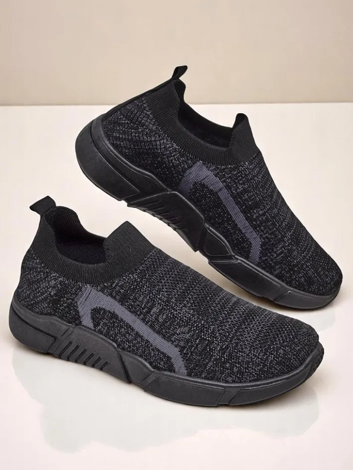 Sportowe|Bieganie, Ćwiczenia I Trening^Royalfashion Wsuwane damskie materiałowe buty sportowe Vena czarny