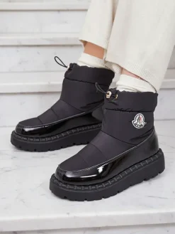 Śniegowce|Botki Z Delikatnym Ociepleniem^Royalfashion Wsuwane śniegowce damskie w m kolorze Ireda czarny