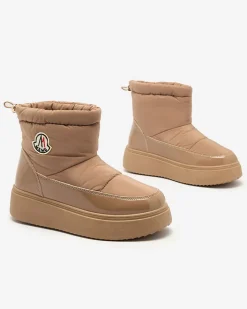 Śniegowce|Botki Z Grubym Ociepleniem^Royalfashion Wsuwane śniegowce damskie w m kolorze Ademra brązowy
