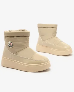 Śniegowce|Botki Z Grubym Ociepleniem^Royalfashion Wsuwane śniegowce damskie w jasnom kolorze Ademra brązowy