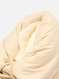 Śniegowce|Botki Z Grubym Ociepleniem^Royalfashion Wsuwane śniegowce damskie w m kolorze Dabenda beżowy