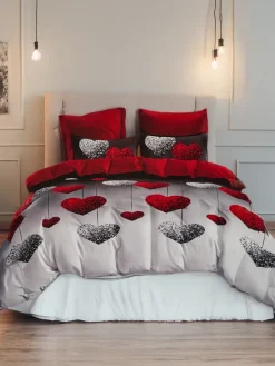 180 X 200 Cm^Royalfashion Wzorzysta pościel 180x200 komplet 3 CZĘŚCI