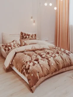 180 X 200 Cm^Royalfashion Wzorzysta pościel 180x200 komplet 3 CZĘŚCI