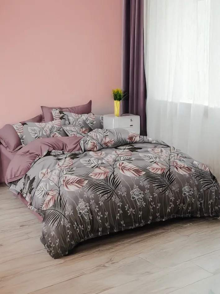 180 X 200 Cm^Royalfashion Wzorzysta pościel 180x200 komplet 3 CZĘŚCI