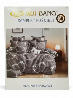 180 X 200 Cm^Royalfashion Wzorzysta pościel 180x200 komplet 3 CZĘŚCI