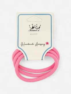 Akcesoria Do Włosów^Royalfashion Zestaw 3 gumek do włosów Alabam różowy