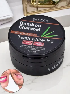 Higiena I Zdrowie^Royalfashion Sadoer Wybielający puder do zębów usuwający przebarwienia po kawie, herbacie i tytoniu