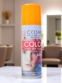 Włosy^Royalfashion Spray Koloryzujący Lakier do włosów Pomarańczowy