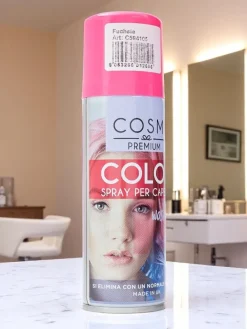 Włosy^Royalfashion Spray Koloryzujący Lakier do włosów Fuksjowy