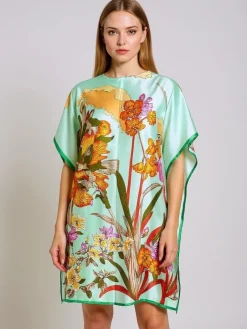 Narzutka Plażowa|Bluzki / Koszule / Koszulki^Royalfashion Sukienka pareo Calista – wielokolorowa lekkość i elegancja Wielokolorowe