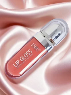 Usta^Royalfashion USHAS Błyszczyk do ust z brokatem kolor Deep Pink