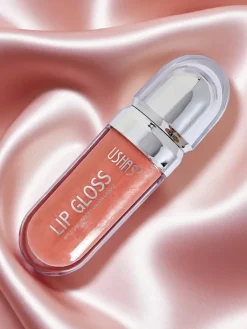 Usta^Royalfashion USHAS Błyszczyk do ust z brokatem kolor Pink