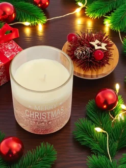 Dekoracje I Ozdoby|Artykuły Chemiczne^Royalfashion Świąteczna świeca zapachowa Merry Christmas Happy New Year