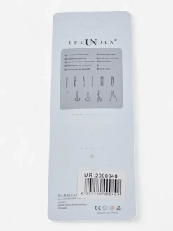 Oczy^Royalfashion Zestaw do stylizacji rzęs- pęseta do sztucznych rzęs i szczoteczka zielony