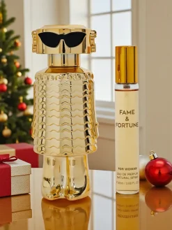 Zapachy^Royalfashion Zestaw Inspirowana Damska woda perfumowana oraz perfumetka Fame Gold